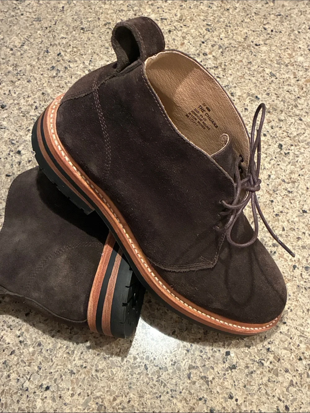 Men’s 8.5 Taylor Stitch Dark Brown Suede Chukka Boots (The Chukka)